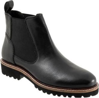 Softwalk Indy Chelsea Boot in Black Smooth at Nordstrom, Size 10.5