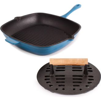 Berghoff Neo 2-Piece 11 Cast Iron Set in Blue at Nordstrom Rack