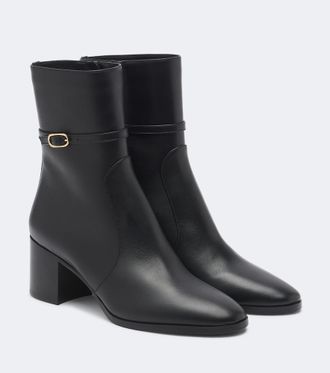 Aquazzura Cotswold leather ankle boots