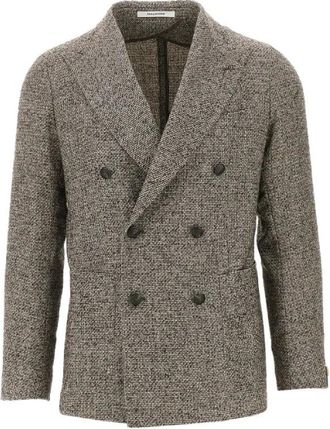 Tagliatore Montecarlo Jacket - Heren - Blazers - Grijs - M - Wol - Jassen