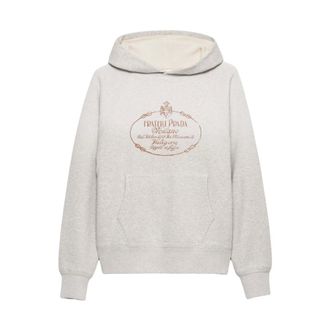 Prada Hooded Sweatshirt - Dames - Sweatshirts & Hoodies - Grijs - Maat: M