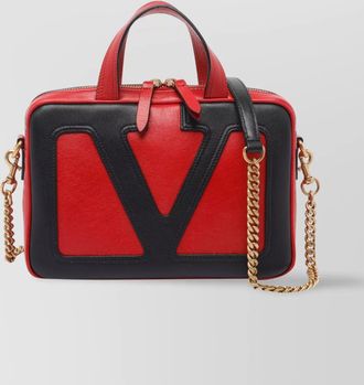 Valentino Garavani shoulder bag with chain strap and double handle