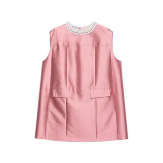 Prada Embroidered Mini Dress