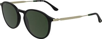 Lacoste Stijlvolle zonnebril in zwart - unisex - Zonnebrillen - Zwart - 52 MM - Accessoires