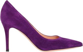 Gianvito Rossi Pumps, female, Purple, 6 UK, 85 Suede Pump