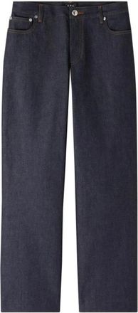 A.P.C. Vintage straight leg Japanese denim jeans - Dames - Regular Fit Jeans - Blauw - W30 - Denim - Jeans