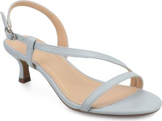 Journee Collection Jemry Kitten Heel Sandal in Blue at Nordstrom Rack, Size 6.5