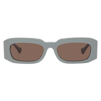 Gucci Brown Rectangular Unisex Sunglasses GG1426S 004 54