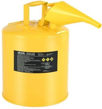 OEM Bid&oacute;n De Combustible Di&eacute;sel Tipo I 19 L, Con Supresor De Llamas, Tapa De Cierre Autom&aacute;tico Y Embudo De Polietileno, Asa Ergon&oacute;mica, Contenedor Para Al