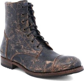 Bed St&uuml; Protege Combat Boot in Black Lux at Nordstrom, Size 11.5