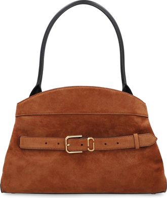 Marc Jacobs Womens Satchel Dakota Suede Copper Cowhide Handbags Hand Bags
