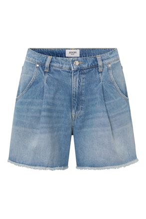 Joop Jeansshorts JOOP JEANS Esther, Damen, Gr. 27, N-Gr, blau (medium blau), Denim/Jeans, Obermaterial: 100% Baumwolle, unifarben, Jeans Jeansshorts, mit F