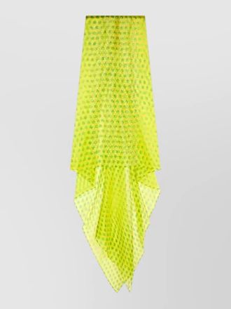 Dries Van Noten polka dot graphic layered short sleeve dress