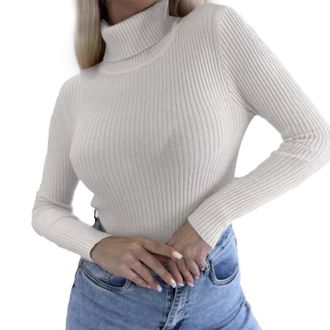 Generic Sale Clearance Outlet Clearance UK Winter Jumpers for Women UK Womens Loose Autumn And Winter Warm Bottom Pullover Sweater Long Sleeve T Shirt Womens 