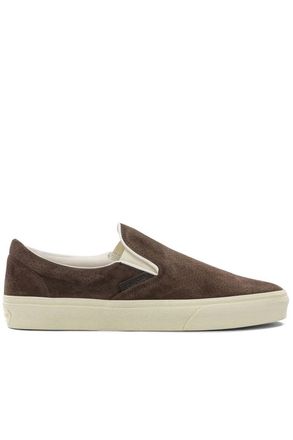 Tom Ford SUEDE JUDE SLIP ON SNEAKERS Size: 44, colour: BROWN