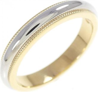 Tiffany & Co. Yellow Gold (18K) Platinum 950 Band Ring (Pre-Owned)