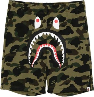 A Bathing Ape Shorts sportivi 1st Camo Shark - Verde