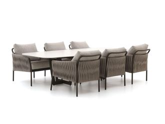 Suns Fiave/Palermo 280cm low dining tuinset 7-delig