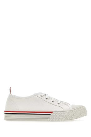 Thom Browne White Low Top Sneakers
