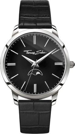 Thomas Sabo Rebel Spirit Maanfase Herenhorloge - Heren - Horloges - Zwart - ONE Size - Accessoires