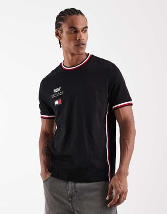 Tommy Hilfiger x Cadillac F1 Replica - T-Shirt nera-Nero