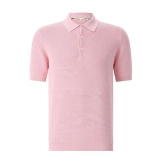 Maurizio Baldassari Polo Shirts, male, Pink, Size: 3XL Polo Shirt