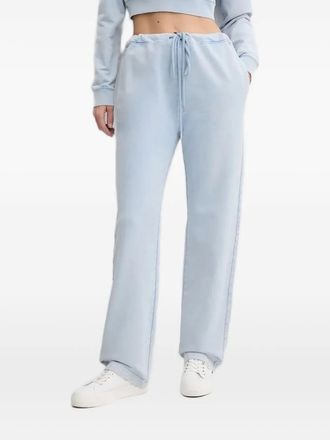 Moschino drawstring-waist track pants - Blue