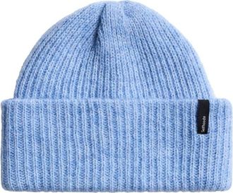 Selfhood Fluffy Beanie M&uuml;tze f&uuml;r Damen | blau