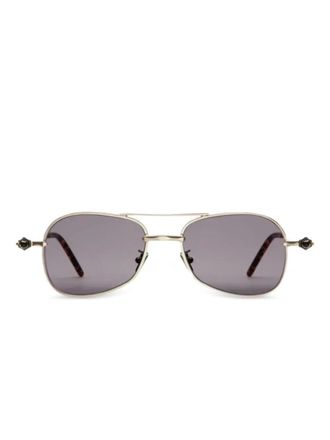 Kuboraum P75 pilot-frame Sunglasses - Gold