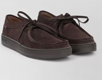 Sebago leather lace-up loafers