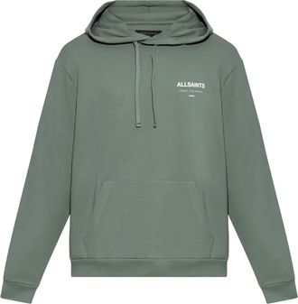 AllSaints Felpa con cappuccio Underground - Verde