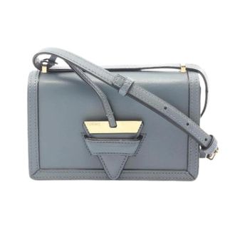 Loewe Pre-owned Barcelona Leren Schoudertas - Dames - Pre-owned - Blauw - Maat: ONE Size Leer