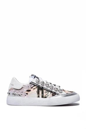 Emanuelle Vee Multicolor Cavallino Leather Women Sneakers