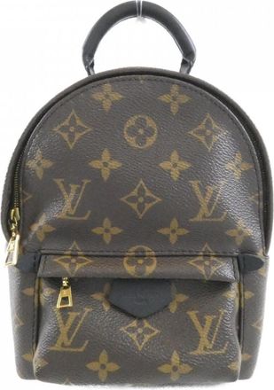Louis Vuitton Marron Coated Canvas Backpack (Pre-Owned)