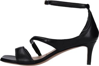 Guglielmo Rotta Sandalen Zwart - Dames - Sandalen met hakken - Zwart - 40 EU - Leer - Schoenen