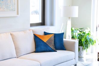 TJ Hughes New Orleans - Cushion Cover in Blue - TJ Hughes