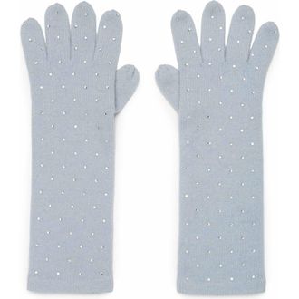 Generation Love Coco Crystal Gloves in Blue at Nordstrom