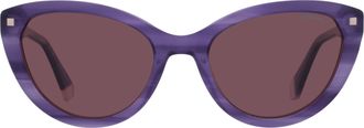 Polaroid Polarized Purple Cat Eye Ladies Sunglasses PLD 4175/S/X 0HKZ/KL 54