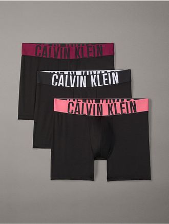 Calvin Klein Mens Intense Power Micro 3-Pack Boxer Brief - Multi - XL
