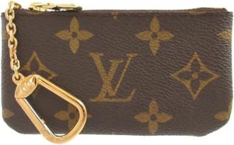 Louis Vuitton Pre-owned Accessories, female, Brown, Size: ONE SIZE Pre-owned Canvas Wallet