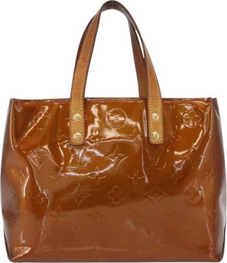 Louis Vuitton Reade Handbag Monogram Vernis Brown Patent_Leather Handbag (Pre-Owned)