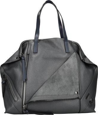 Rebelle Leren Tote Bag - Dames - Shoppers - Blauw - ONE Size - Leer - Tassen