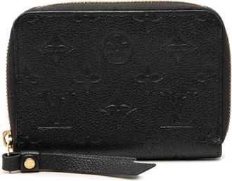 Louis Vuitton Monogram Empreinte Black Leather Wallet (Bi-Fold) (Pre-Owned)