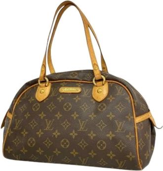 Louis Vuitton Pre-owned Handbags, female, Brown, Size: ONE SIZE Pre-owned Montorgueil PM Shoulder Bag