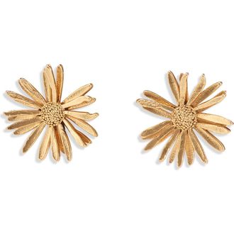 Lelet NY Daisy Stud Earrings in Gold at Nordstrom
