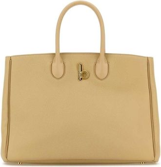 Burberry Sand Leather Medium Rocking Horse Handbag