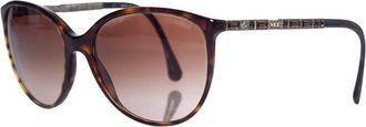Chanel Brown Cat Eye Sunglasses (Authentic Pre-Loved)