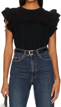 Cleobella Zofia Sweater Vest In Black