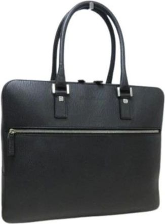 Ferragamo Pre-owned Handbags, female, Black, Size: ONE SIZE Pre-owned Leather handbags