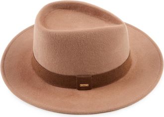 Eugenia Kim Eugenia Kim Blaine Wool Fedora hat - Camel - One Size